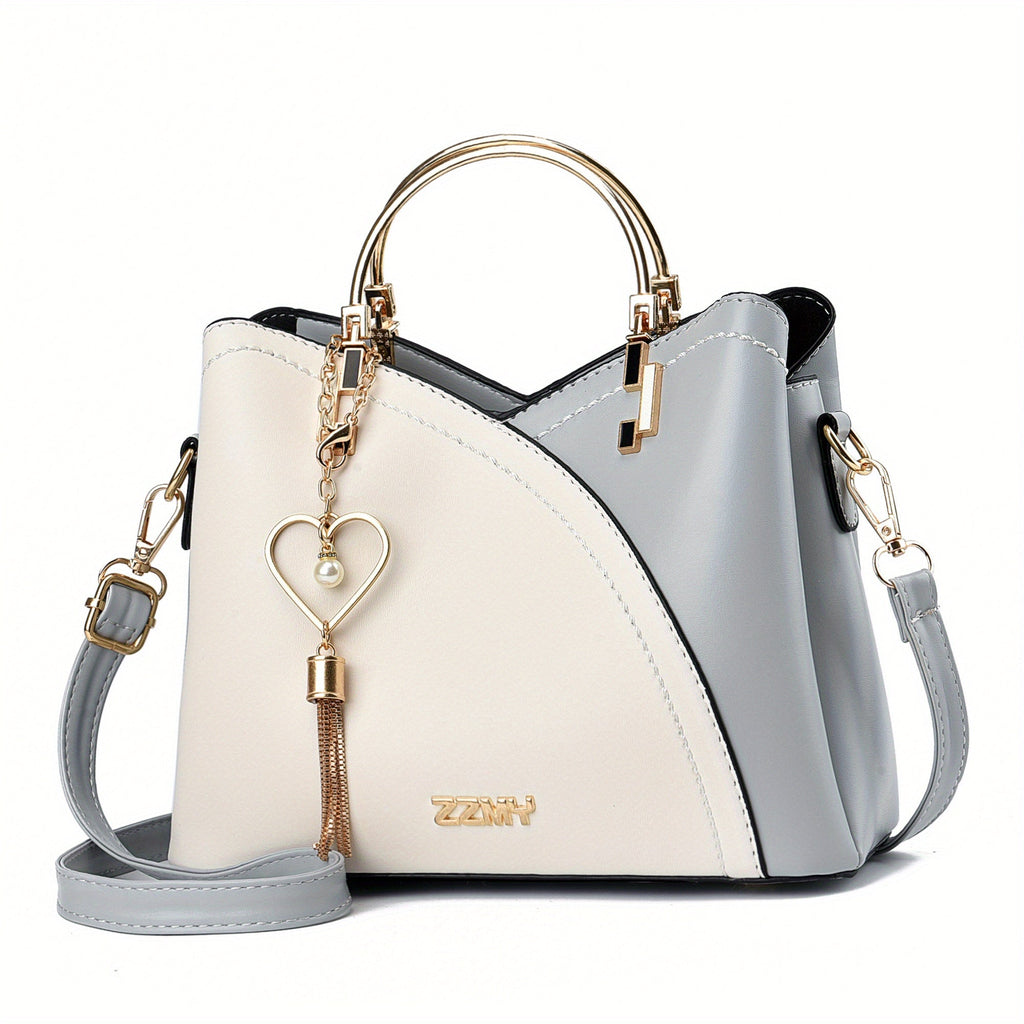 Women's Luxury Faux Leather Bag – Elegant Shoulder Bag – Lillian