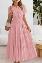 Women's Boho Summer Dress – Flowy Midi Dress