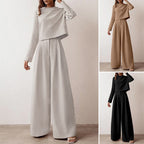 Women's Palazzo Pants Set – Relaxed Top Occasion Co-Ord Set