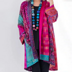 Women's Boho Duster Cardigan – Relaxed Longline Open Front Cardigan