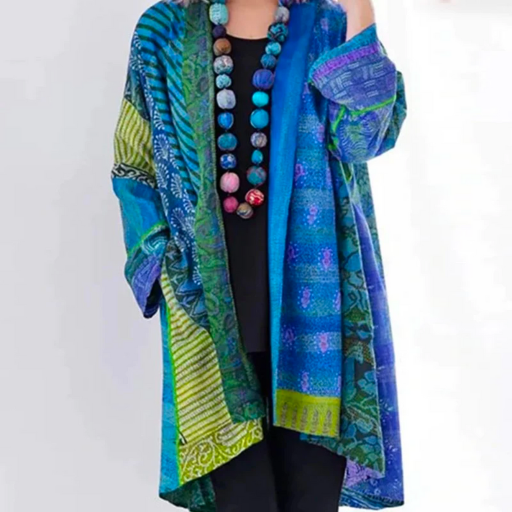 Women's Boho Duster Cardigan – Relaxed Longline Open Front Cardigan
