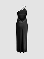 Women's Wedding Guest Backless Dress – Sleeveless Formal Party Dress