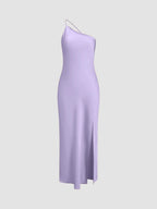 Women's Wedding Guest Backless Dress – Sleeveless Formal Party Dress