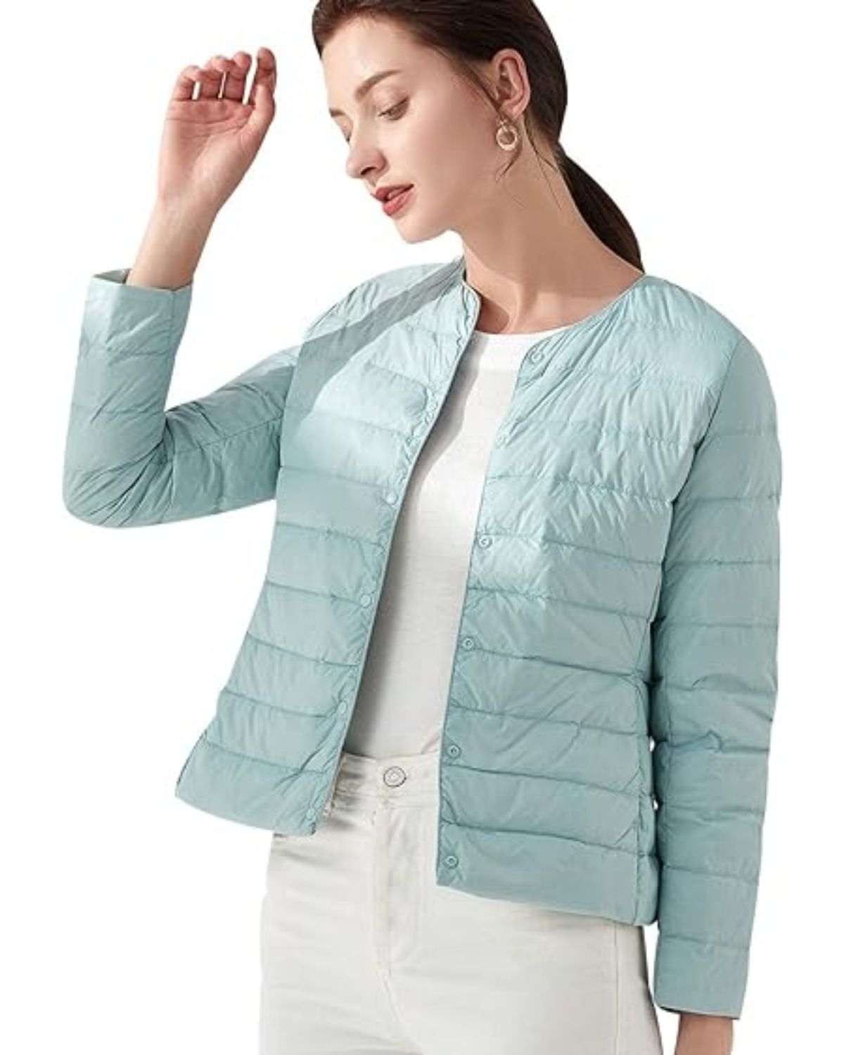 Women's Lightweight Puffer Jacket – Packable Cold Weather Jacket
