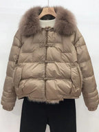 Women's Oversized Puffer Jacket – Relaxed Vintage Winter Jacket