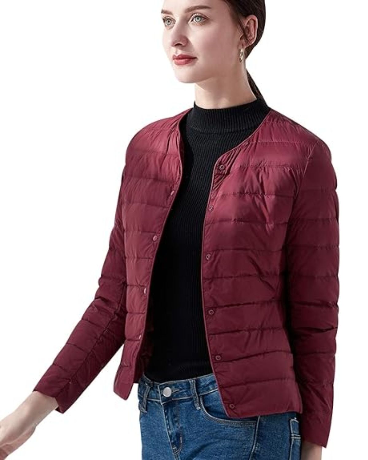 Women's Lightweight Puffer Jacket – Packable Cold Weather Jacket