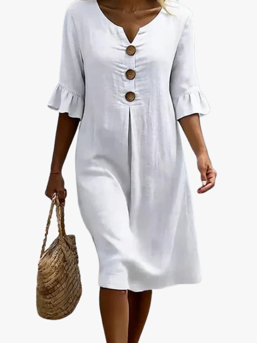 Women's Relaxed Fit Dress – Flowy Everyday Day Dress