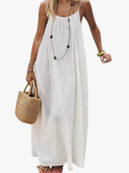 Women's Spaghetti Strap Dress – Flowy Sleeveless Summer Dress