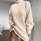 Women's Oversized Long Sweater – Long Sleeve Winter Sweater