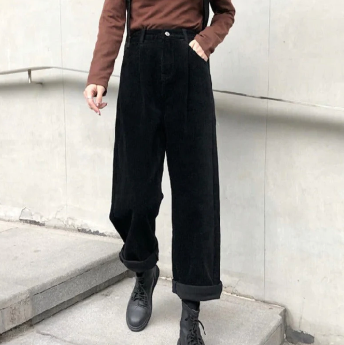 Women's Casual Corduroy Pants – Wide Leg Cord Pants
