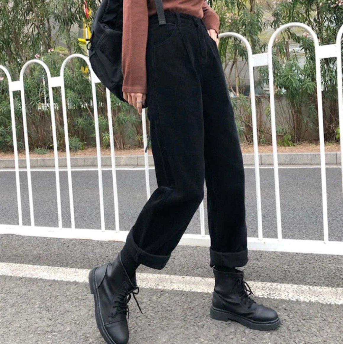 Women's Casual Corduroy Pants – Wide Leg Cord Pants