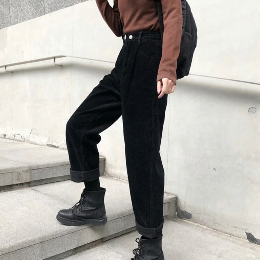 Women's Casual Corduroy Pants – Wide Leg Cord Pants