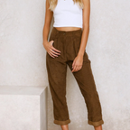 Women's Casual Corduroy Pants – Wide Leg Cord Pants