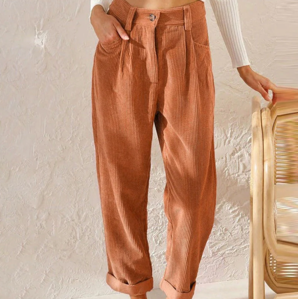 Women's Casual Corduroy Pants – Wide Leg Cord Pants