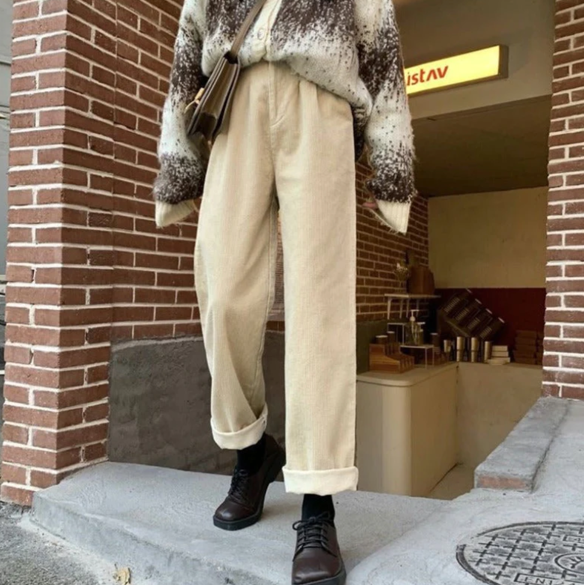 Women's Casual Corduroy Pants – Wide Leg Cord Pants