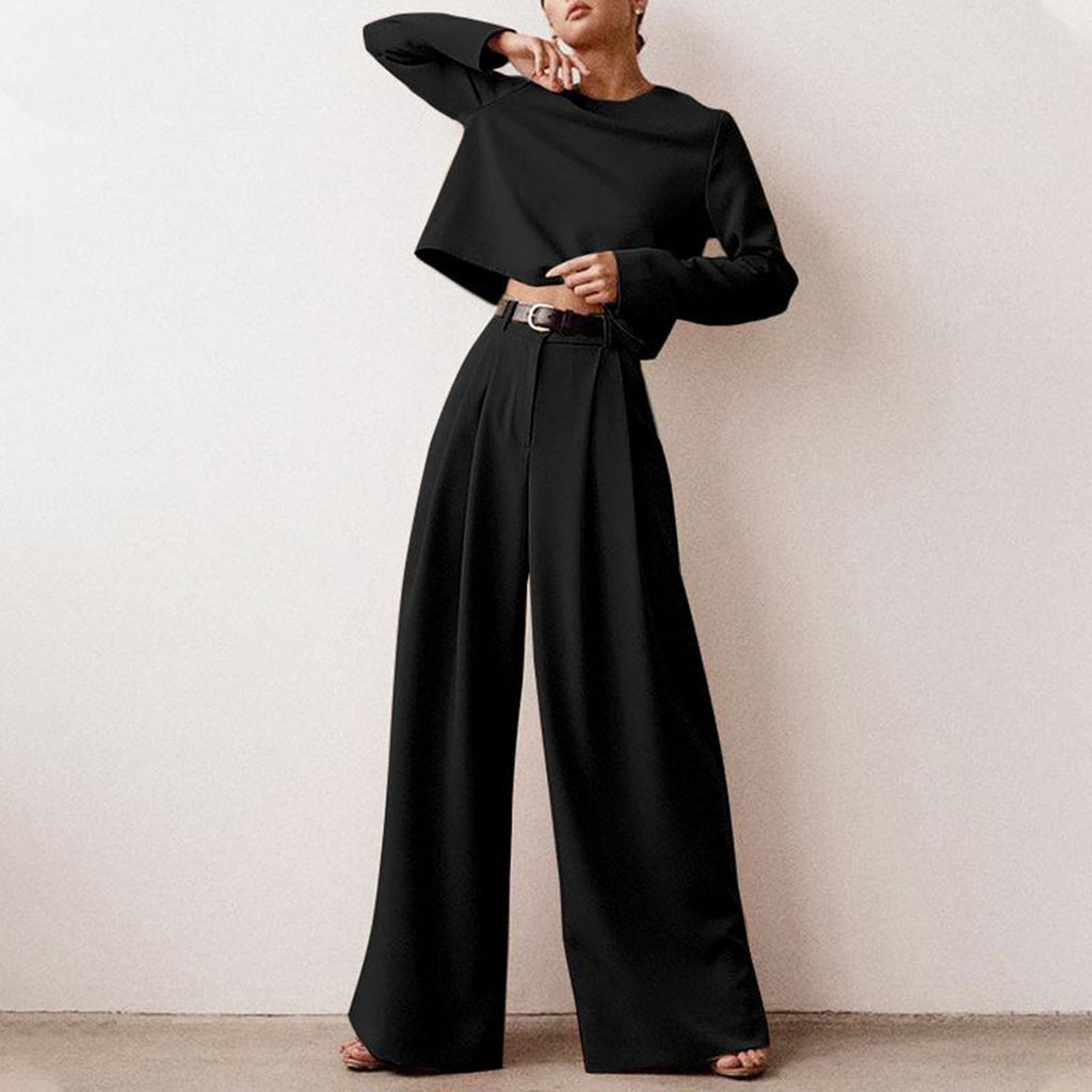 Women's Palazzo Pants Set – Relaxed Top Occasion Co-Ord Set