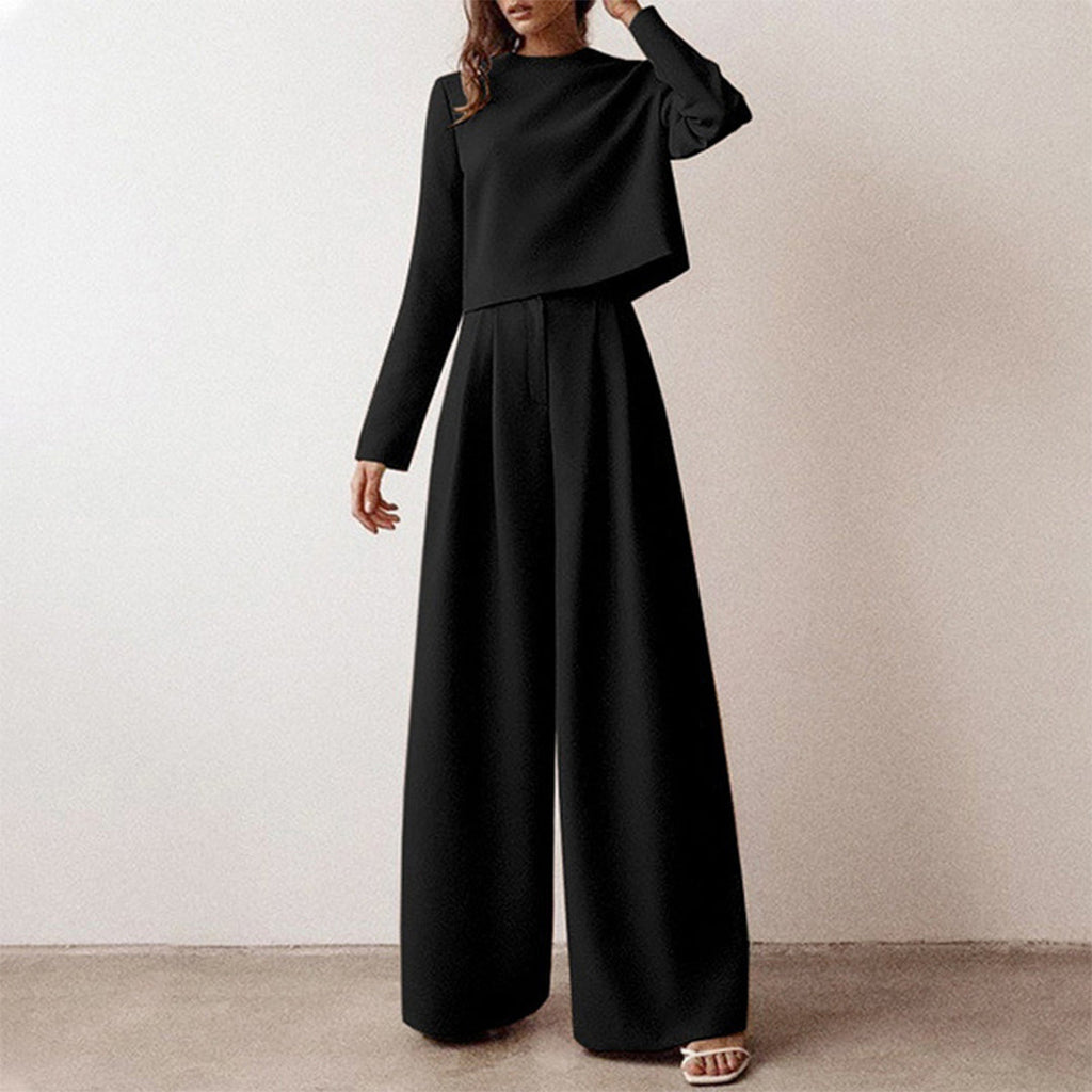 Women's Palazzo Pants Set – Relaxed Top Occasion Co-Ord Set
