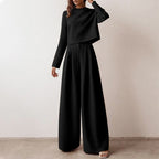 Women's Palazzo Pants Set – Relaxed Top Occasion Co-Ord Set