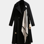 Women's Belted Trench Coat – Long Double-Breasted Lapel Coat