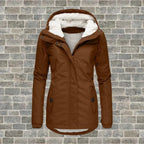 Women's Faux Fur Hood Parka – Insulated Cold Weather Winter Coat