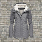 Women's Faux Fur Hood Parka – Insulated Cold Weather Winter Coat