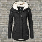 Women's Faux Fur Hood Parka – Insulated Cold Weather Winter Coat