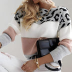 Women's Graphic Sweater – Relaxed Fit Printed Pullover