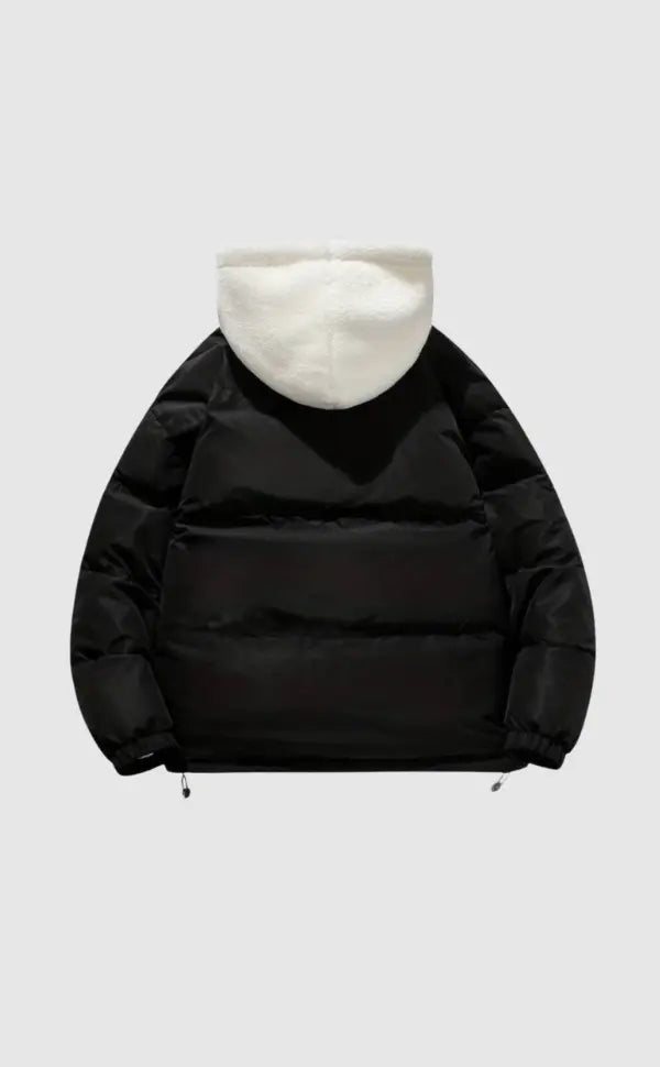 Women's Fleece Lined Jacket – Hooded Winter Zip-Up Jacket