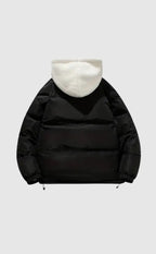 Women's Fleece Lined Jacket – Hooded Winter Zip-Up Jacket