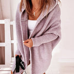 Women's Oversized Batwing Cardigan – Relaxed Open Front Cardigan