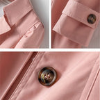 Women's Classic Trench Coat – Tailored Lightweight Longline Coat