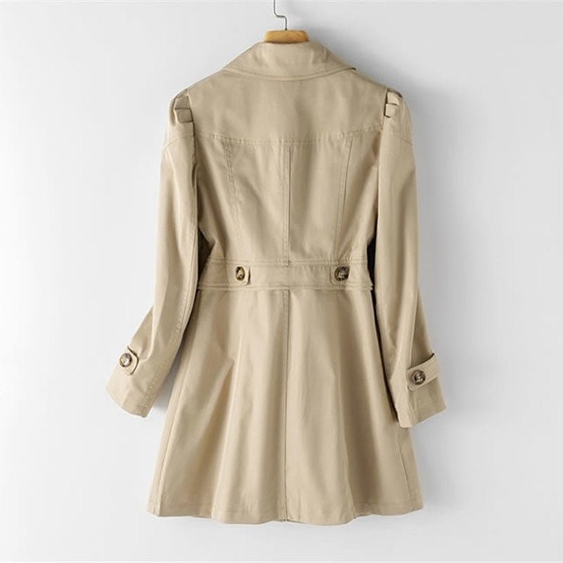 Women's Classic Trench Coat – Tailored Lightweight Longline Coat