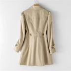 Women's Classic Trench Coat – Tailored Lightweight Longline Coat