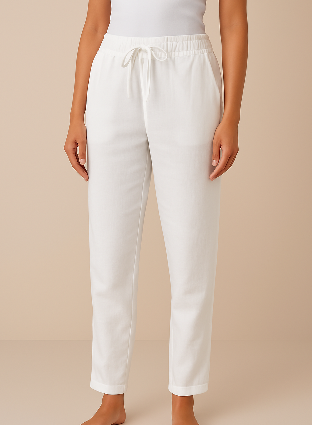 Women's Straight Leg Trousers – High Waist Tailored Everyday Pants