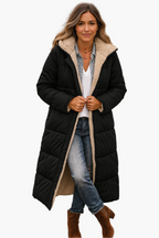 Margaret | Long Winter Coat with Zipper