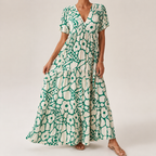Women's Boho Printed Dress – Flowy Relaxed Summer Dress