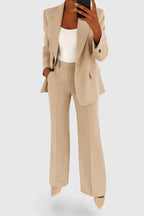 Women's Tailored Blazer Set – Office Pants Set – Delaney
