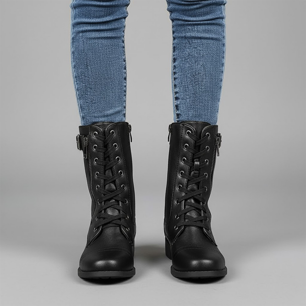 Women's Ankle Boots – Orthopedic Zip-Up Boots – Bonita