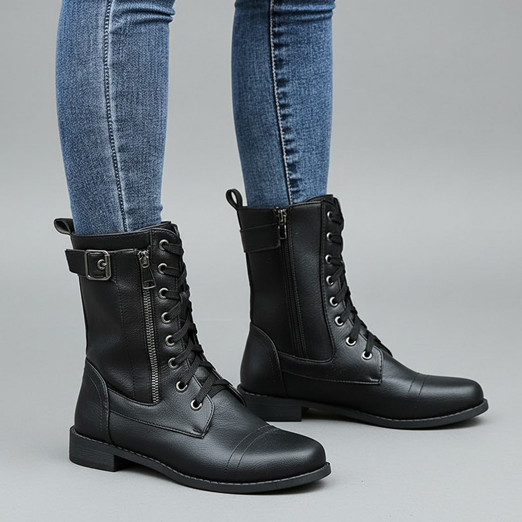 Women's Ankle Boots – Orthopedic Zip-Up Boots – Bonita