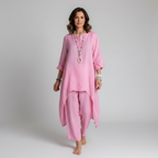 Women's Relaxed Tunic Set – Lounge Two-Piece Set