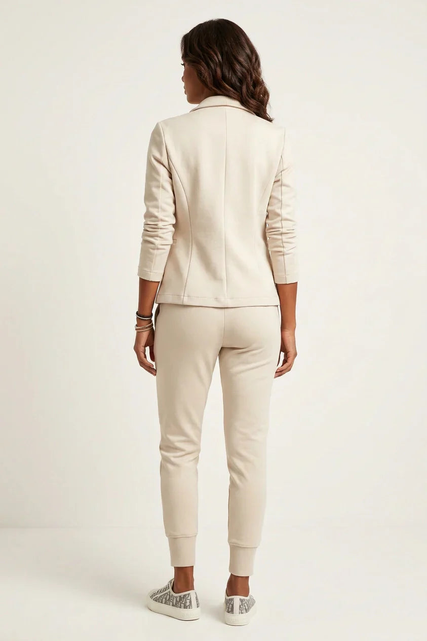 Women's Blazer Jogger Set – Casual Lounge Set