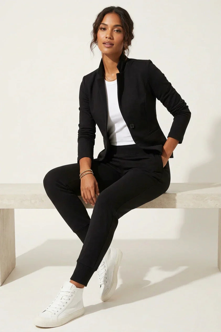 Women's Blazer Jogger Set – Casual Lounge Set