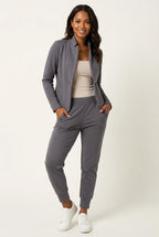 Women's Blazer Jogger Set – Casual Lounge Set