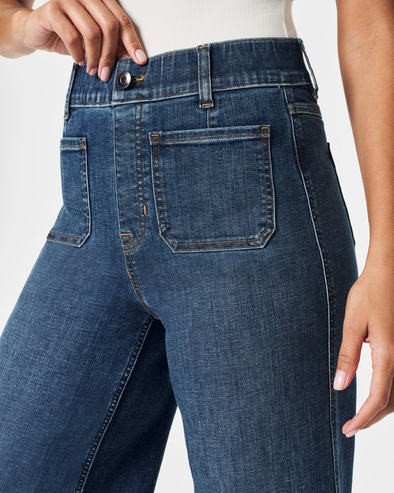 Women's Pull-On Jeans – Stretch Slim Straight Jeans