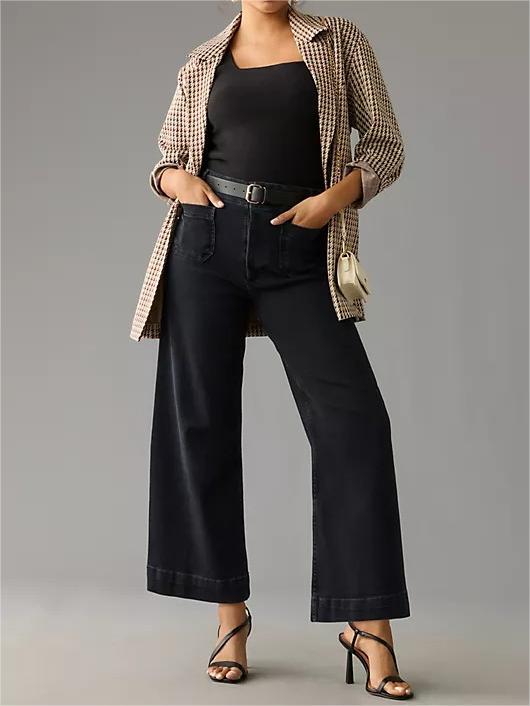 Women's Pull-On Jeans – Stretch Slim Straight Jeans
