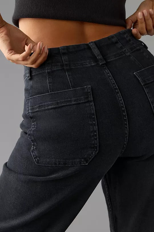 Women's Pull-On Jeans – Stretch Slim Straight Jeans