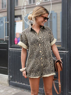 Women's Printed Summer Playsuit – Casual Everyday Playsuit – Presley