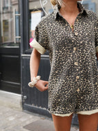 Women's Printed Summer Playsuit – Casual Everyday Playsuit – Presley