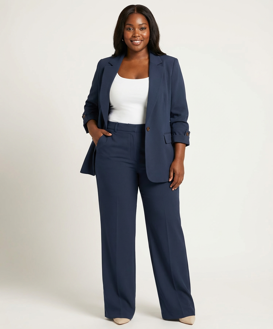 Women's Office Blazer Set – Tailored Pants Set