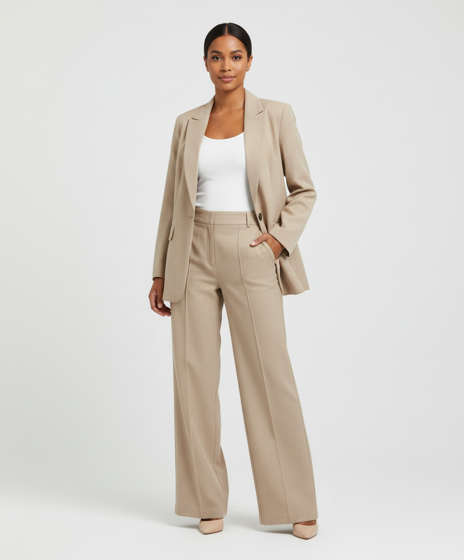 Women's Office Blazer Set – Tailored Pants Set